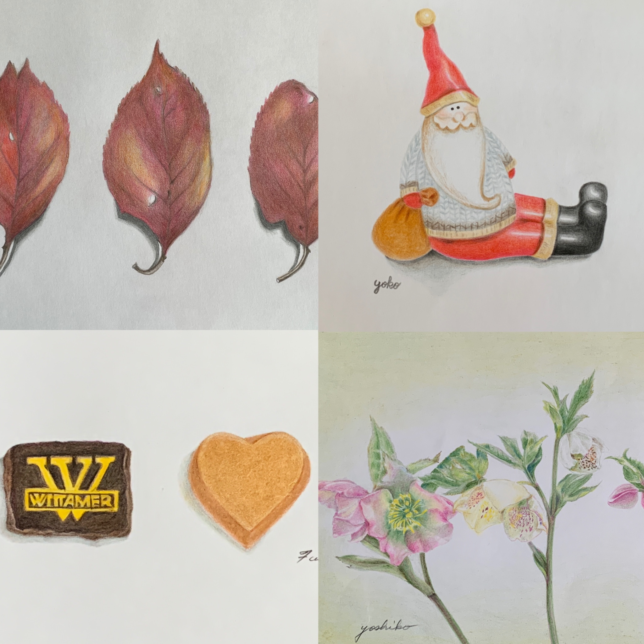 みんなの作品 ここち工房 色鉛筆画展 １３ ここち工房